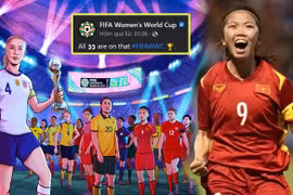越南女足队长黄茹荣幸出现在国际足联2023年女足世界杯宣传海报上