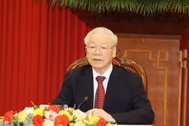 越共中央总书记阮富仲与印尼总统佐科通电话