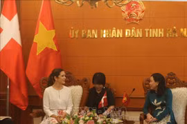 丹麦王储妃玛丽访问越南河南省