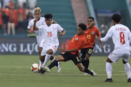 第31届东运会男足比赛：缅甸U23队3:2战胜东帝汶U23队