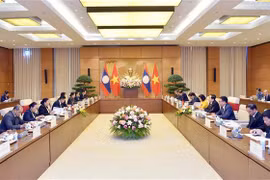 进一步深化越老国会的合作关系