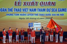 越南体育代表团以第一名的目标出征第31届东南亚运动会