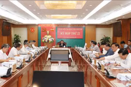 越共中央检查委员会第22次会议：审议并对部分党组织和党员给予纪律处分