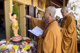 旅居法国和老挝越南人隆重举行佛历2566年佛诞典礼