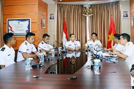 越南与印度尼西亚海军联合演练落下帷幕