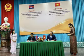 越南安江省和柬埔寨干丹省相互配合进行预防和打击跨境犯罪活动