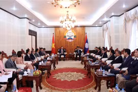 越老建交60周年：加强越老两国审计机关的合作