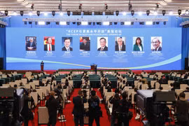 越南政府副总理黎文成出席并通过视频方式在“RCEP与更高水平开放”高层论坛上致辞