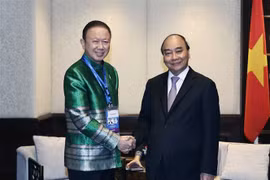 越南国家主席阮春福会见泰越友好协会主席