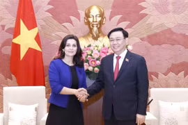 越南国会主席王廷惠分别会见保加利亚和匈牙利驻越南大使