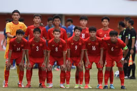 越南U20球队启程赴日本集训