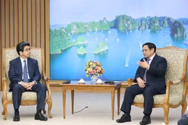 越南政府总理范明政会见日本国际协力银行行长林信光