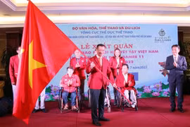 越南体育代表团出征第11届东南亚残疾人运动会