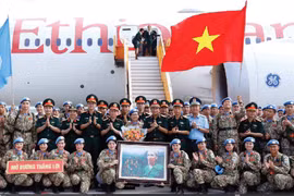 图表新闻：越南国防部二号工兵队启程赴阿卜耶伊地区执行任务