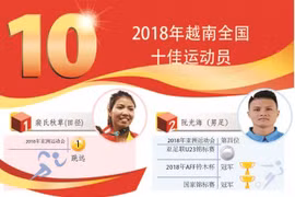 图表新闻：2018年越南全国十佳运动员