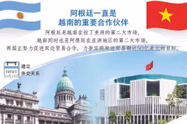 图表新闻：阿根廷一直是越南的重要合作伙伴