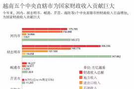 越南五个中央直辖市为国家财政收入贡献巨大