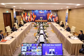 组图：第15届东亚峰会线上召开
