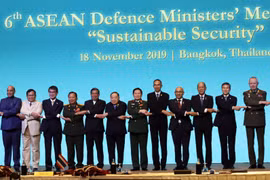 组图：越南出席第六届东盟国防部长扩大会议