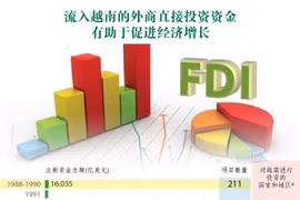 图表新闻：流入越南的外商直接投资资金有助于促进经济增长