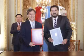 越南国家主席批准《越南与阿根廷刑事司法互助协定》