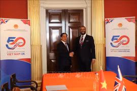 越南外交部长裴青山会见英国外交大臣