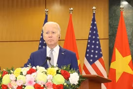 美国总统乔·拜登在与越共中央总书记阮富仲会谈后举行联合记者会上的讲话 （译本）