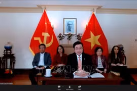 越南与加拿大合作关系研讨会以线上方式举行