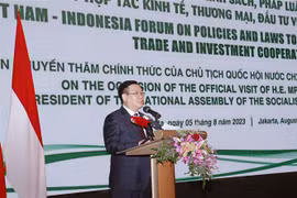 越南国会主席王廷惠出席促进越南与印尼经贸、投资合作的法律政策论坛