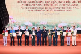 越南政府总理范明政出席2023年“首都优秀公民”及“好人好事”表彰大会