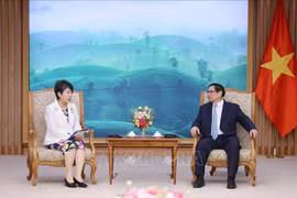 越南政府总理范明政会见日本外务大臣上川阳子