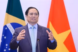 越南总理范明政在巴西外交部发表重要讲话 