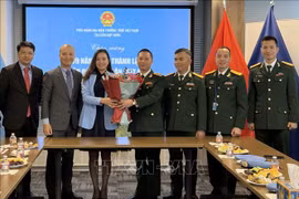 越南常驻联合国代表团举行越南人民军建军和全民国防日纪念活动
