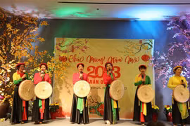 越南驻外大使馆纷纷举行2023年迎新春活动 增进越南人之间的团结暖人心