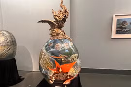 现代吉祥物展：推崇越南传统刻瓷艺术精髓