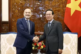 越南国家主席武文赏会见意大利驻越大使