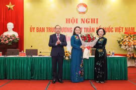 宁平省委书记阮氏秋霞担任越南祖国阵线中央委员会副主席、秘书长