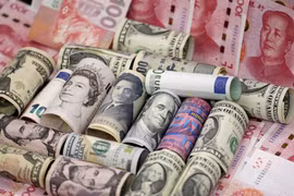 6月21日上午越南国内市场越盾对美元汇率中间价下调9越盾