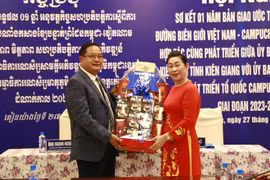 越柬携共建设和平友好合作的边界线
