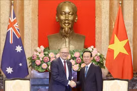越南国家主席武文赏会见澳大利亚总理安东尼·阿尔巴尼斯