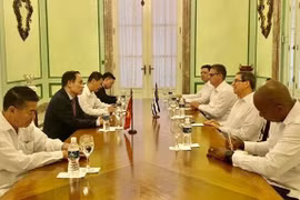 越共中央对外部代表团对古巴进行工作访问