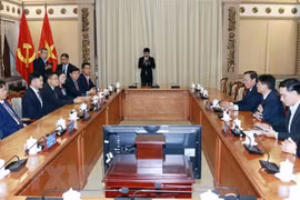 胡志明市领导会见老挝和柬埔寨学者