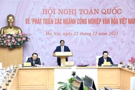 越南政府总理范明政主持全国文化产业发展会议