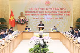 越南政府总理范明政主持召开全国公共投资资金到位工作视频会议