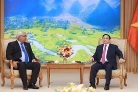 越南政府总理范明政会见古巴司法部长奥斯卡
