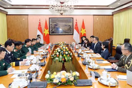 越南与新加坡国防部第14次防务政策对话在河内召开