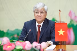 越南祖国阵线中央委员会主席向中国新任全国政协主席王沪宁致贺电