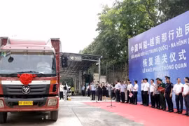 越南那型口岸与中国叫隘口岸恢复通关