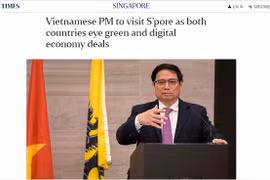 新加坡海峡时报：范明政访新有助于两国开辟新的合作领域
