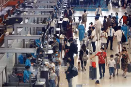内排国际航空港在国庆节期间旅客吞吐量约达41万人次